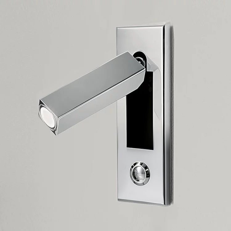 Nocturnis | Recessed LED Bedside Sconce with Adjustable Head | Reading Light for Bedroom