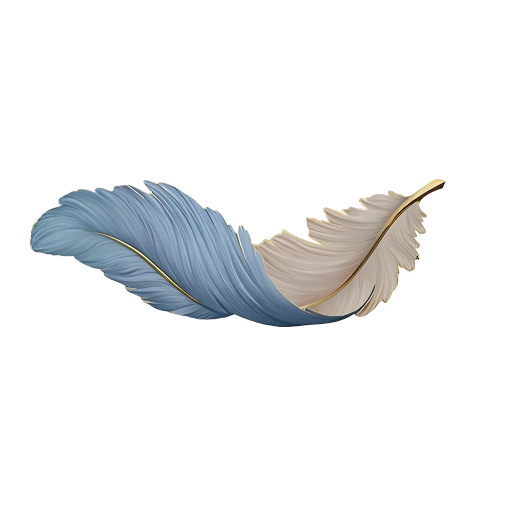 Feather LED Wall Art Lamp USB Remote Control Decorative Wall Light