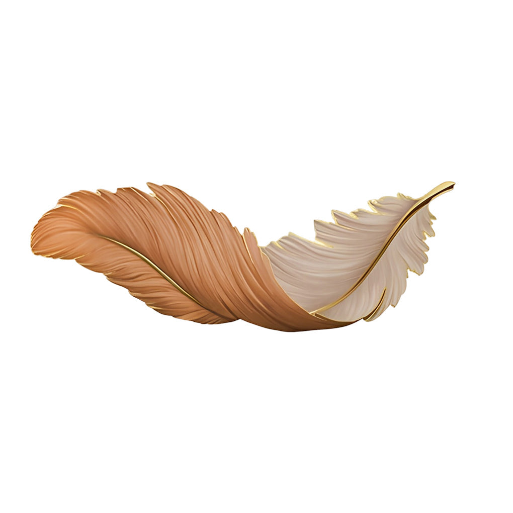 Feather LED Wall Art Lamp USB Remote Control Decorative Wall Light