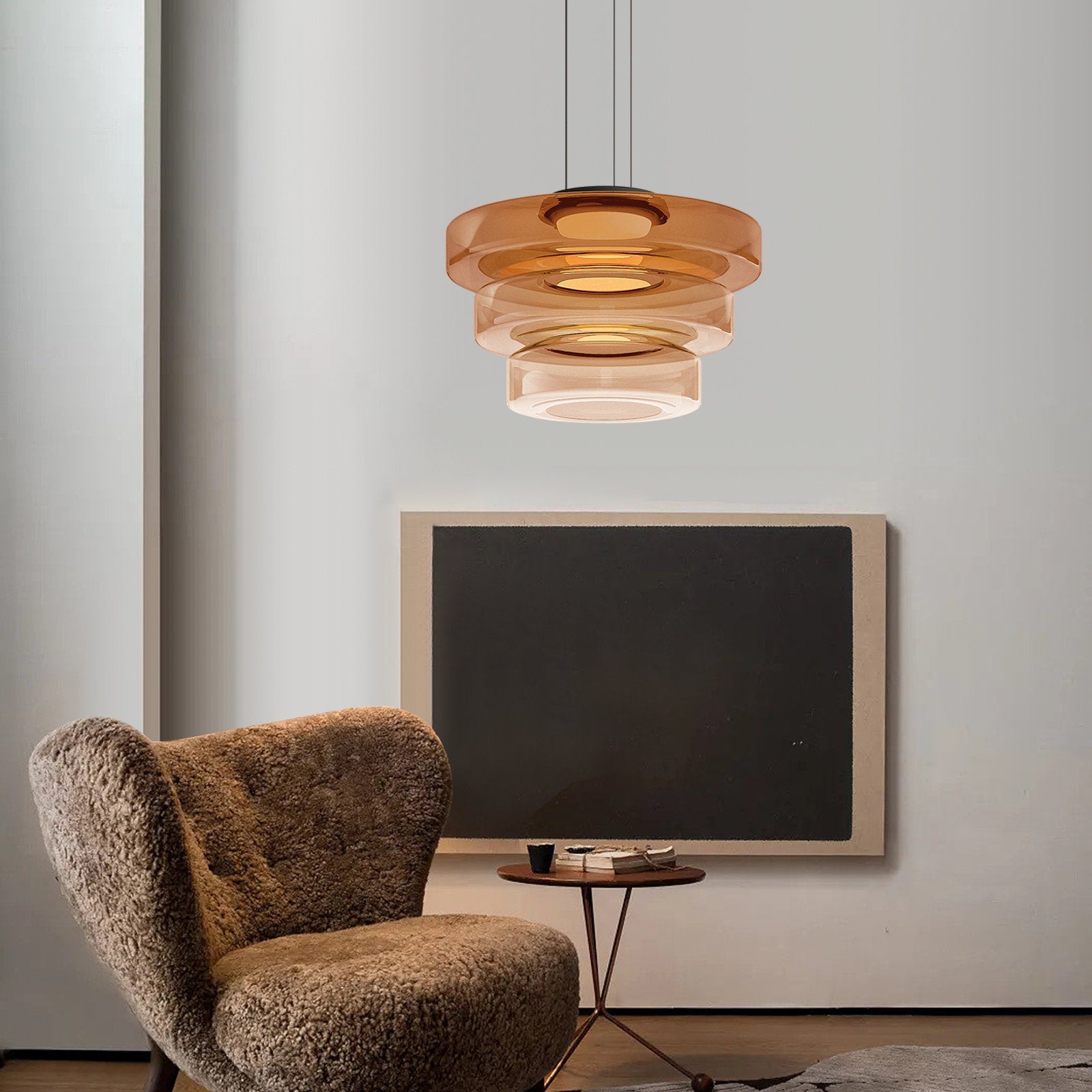 Bauhaus Glass Pendant Light Modern Hanging Ceiling Lamp Fixture