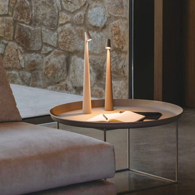 Rechargeable LED Table Lamp Portable Dimmable Aluminum Desk Lamp