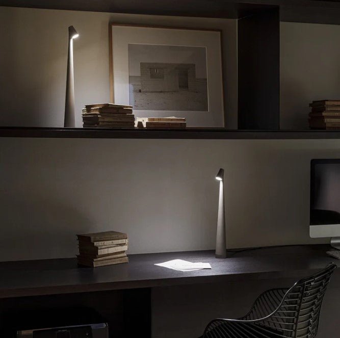 Rechargeable LED Table Lamp Portable Dimmable Aluminum Desk Lamp