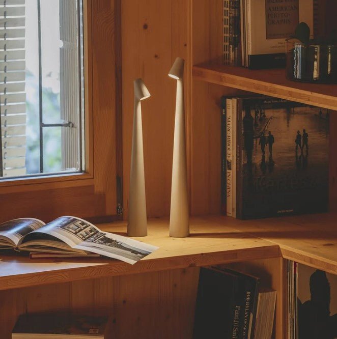 Rechargeable LED Table Lamp Portable Dimmable Aluminum Desk Lamp