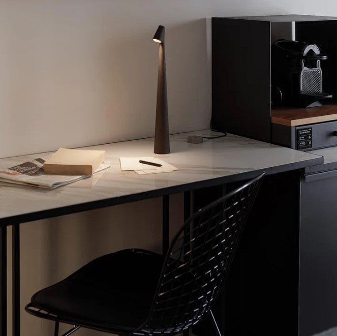 Rechargeable LED Table Lamp Portable Dimmable Aluminum Desk Lamp