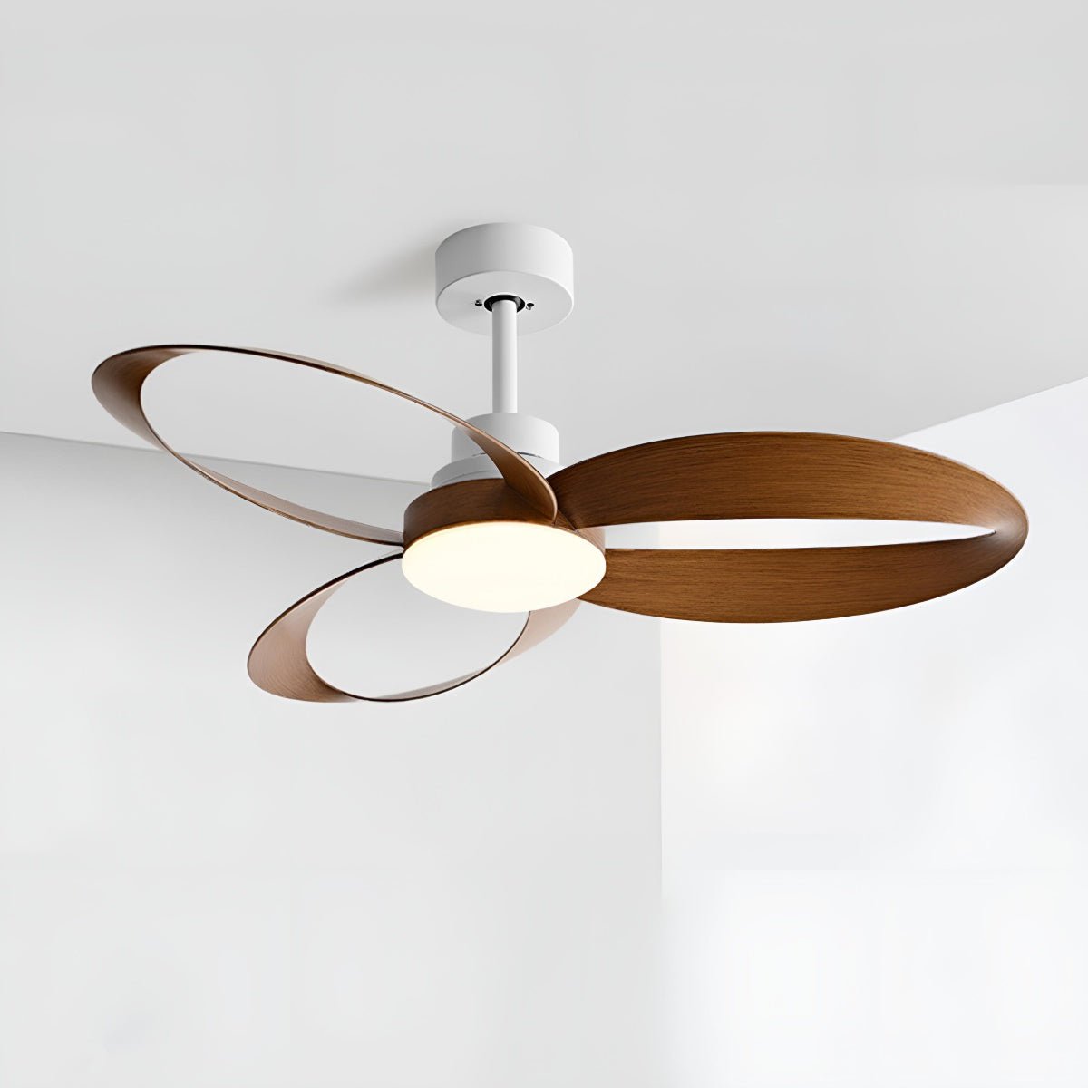 Modern Ceiling Fan Light 6-Speed DC LED 3CCT Remote