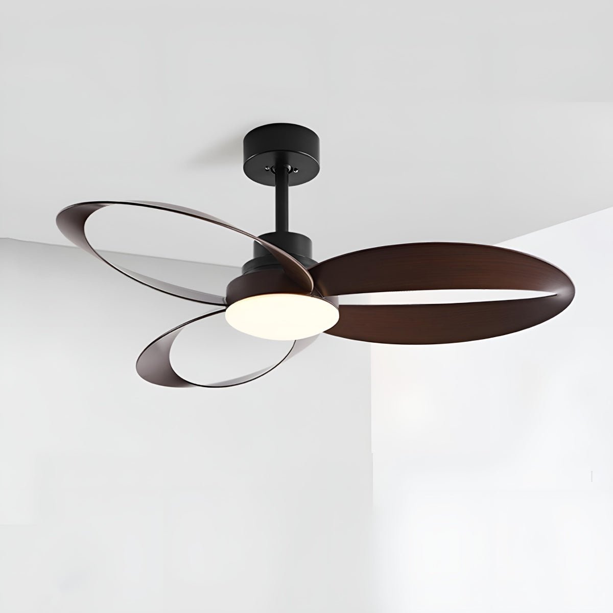 Modern Ceiling Fan Light 6-Speed DC LED 3CCT Remote