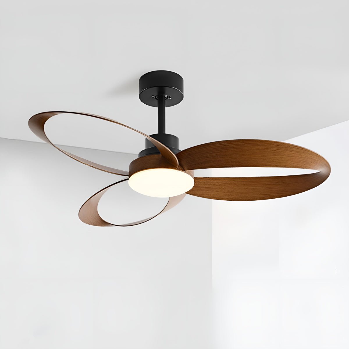 Modern Ceiling Fan Light 6-Speed DC LED 3CCT Remote