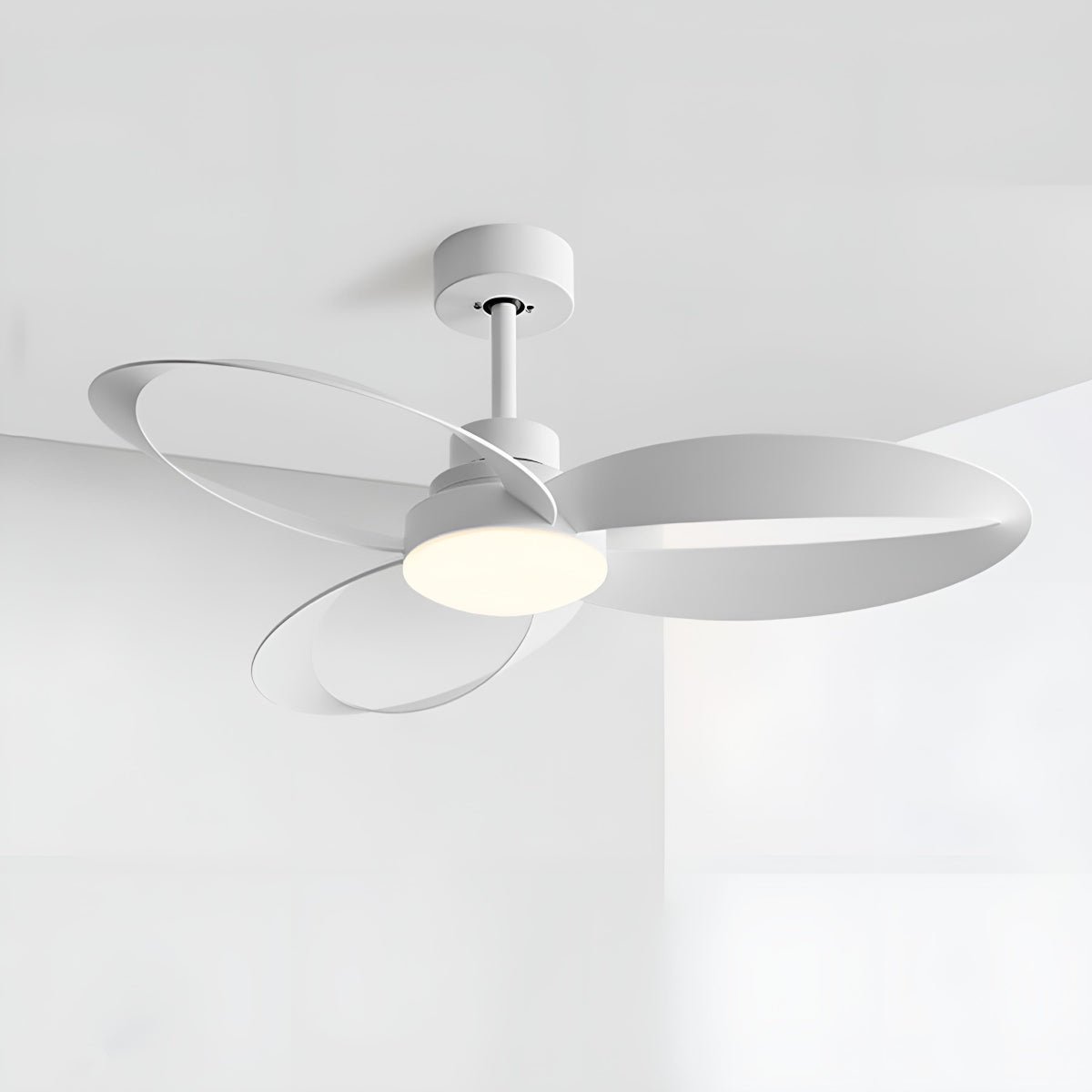 Modern Ceiling Fan Light 6-Speed DC LED 3CCT Remote
