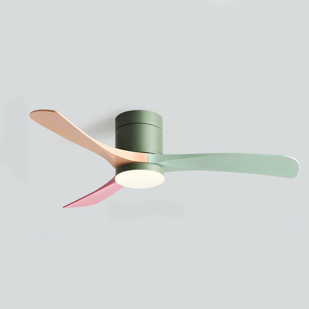 Modern Nordic Ceiling Fan Light 6-Speed DC LED 2400LM Remote 3CCT