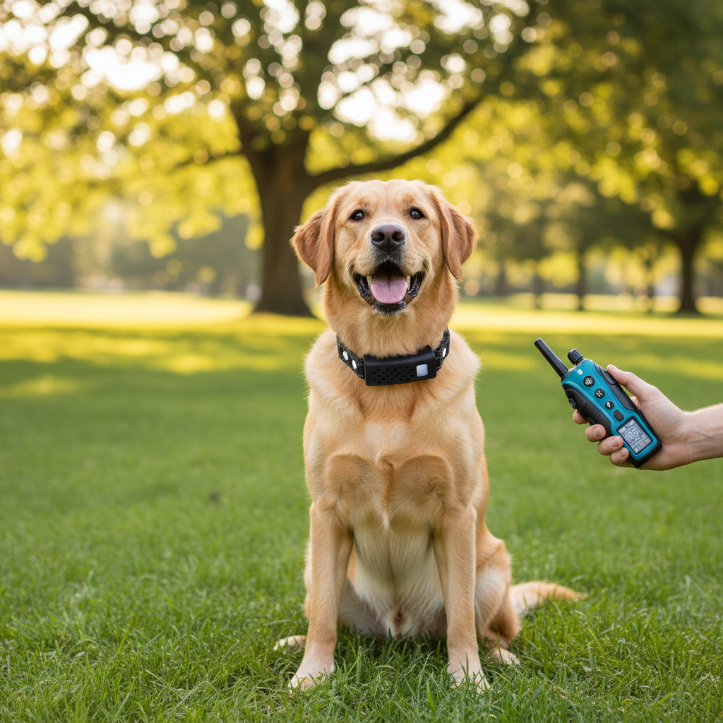Remote Dog Training Collar 2000m Range Waterproof Shock Vibration Beep