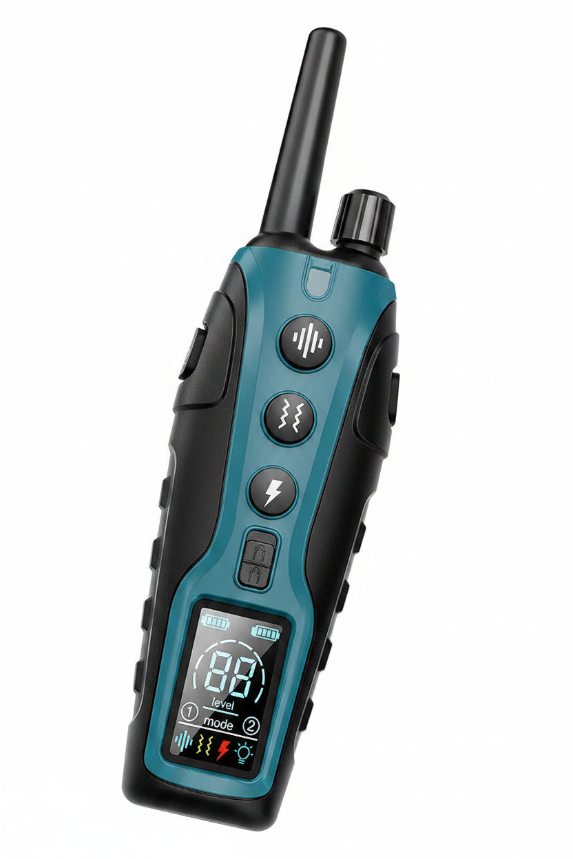 Remote Dog Training Collar 2000m Range Waterproof Shock Vibration Beep