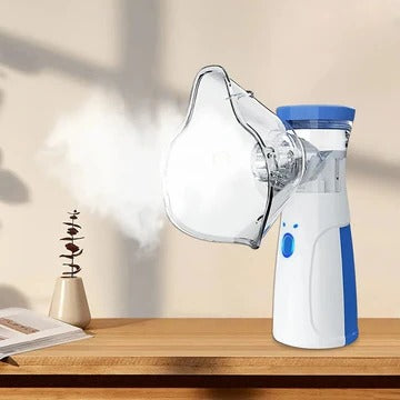 Nebora | Portable Mesh Nebulizer with Adult and Child Masks | USB Rechargeable Handheld