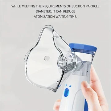 Nebora | Portable Mesh Nebulizer with Adult and Child Masks | USB Rechargeable Handheld