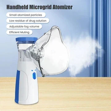 Nebora | Portable Mesh Nebulizer with Adult and Child Masks | USB Rechargeable Handheld