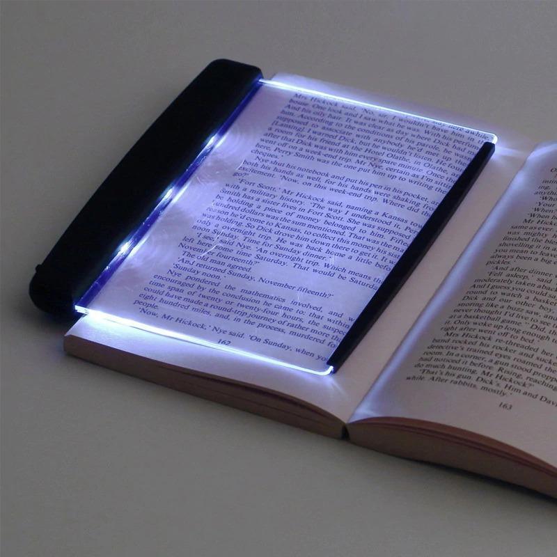 Rechargeable LED Book Light Magnetic Clip Reading Lamp USB Portable