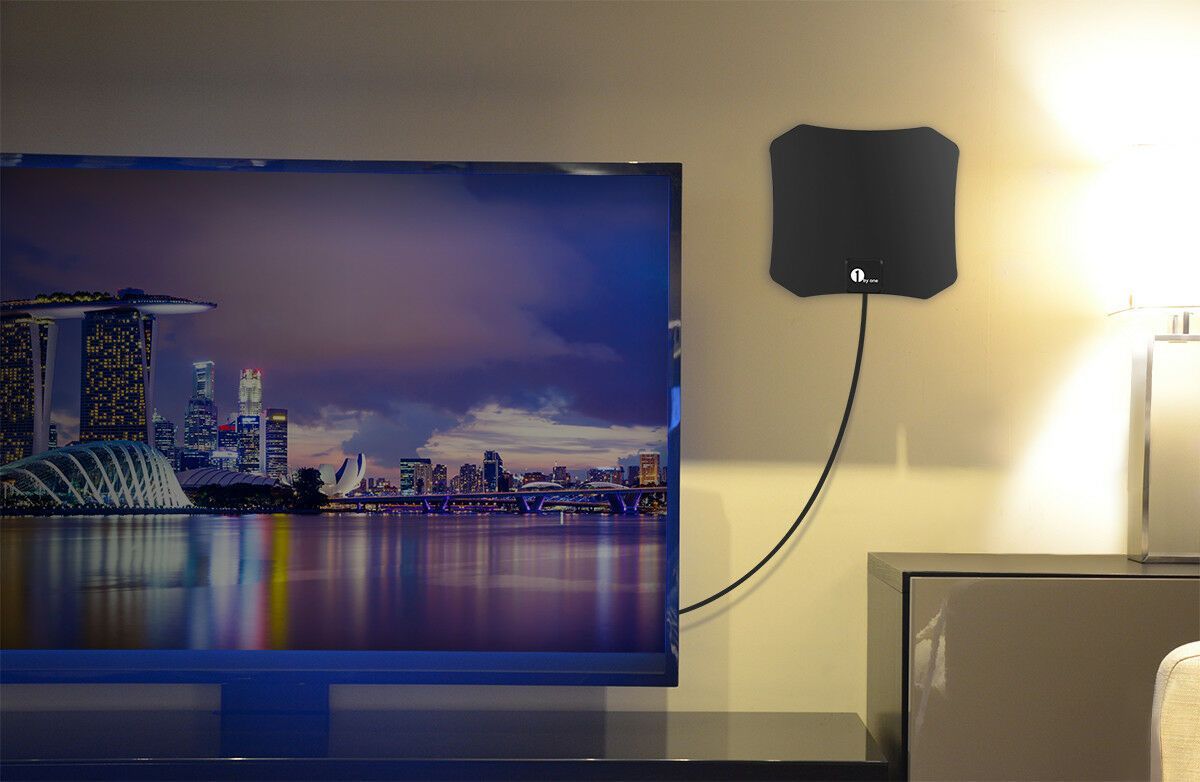 Indoor HDTV Antenna 4K Digital TV Antenna for Local Channels