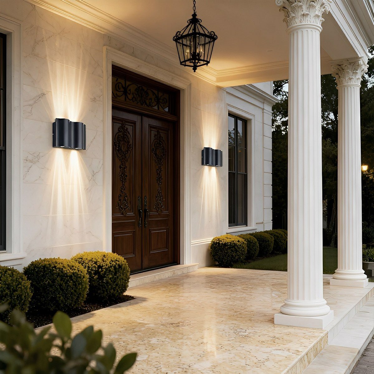 Modern Up Down LED Wall Sconce IP54 Aluminum Outdoor Light