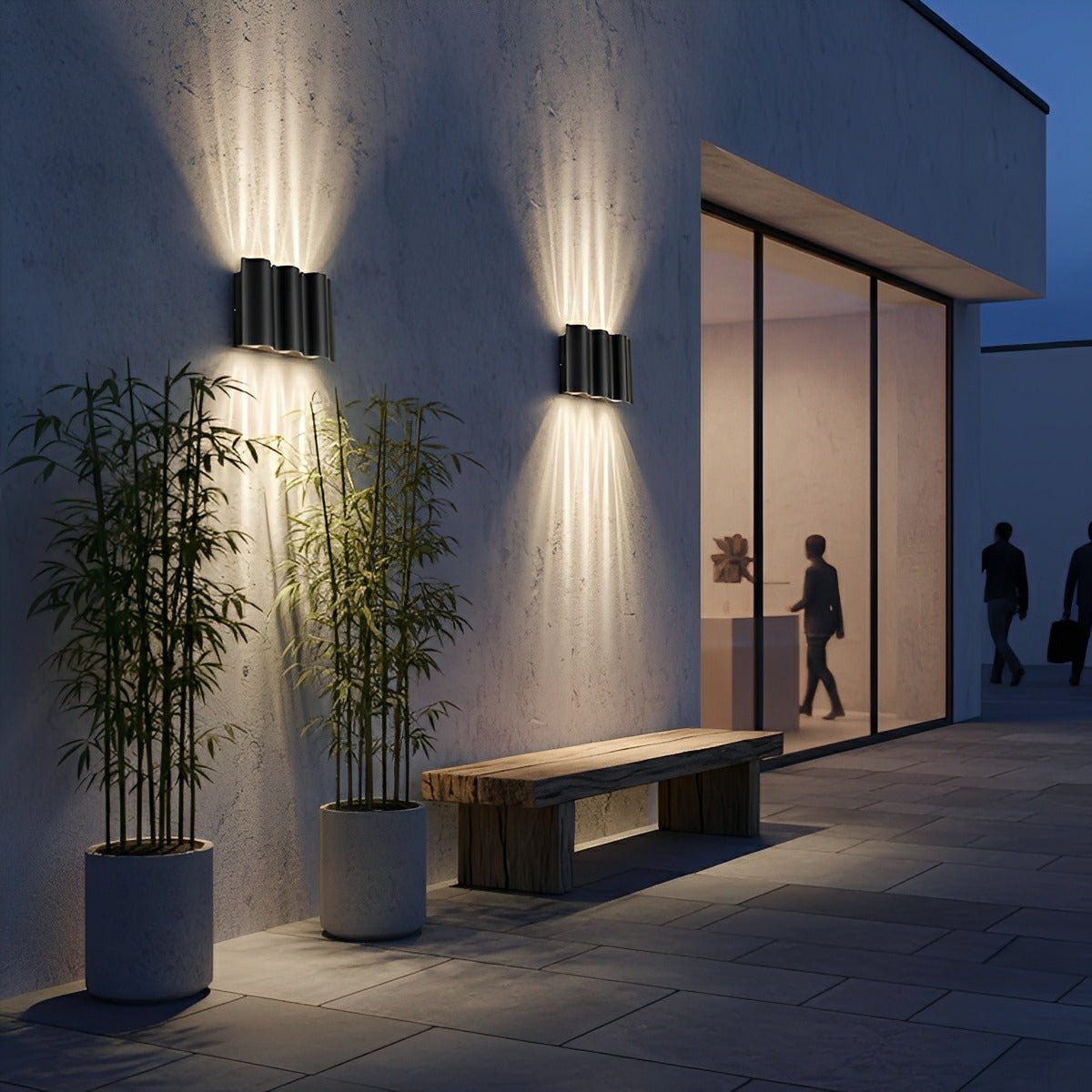 Modern Up Down LED Wall Sconce IP54 Aluminum Outdoor Light
