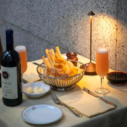 Wireless LED Table Lamp with Touch Dimming | Cordless Light for Any Room